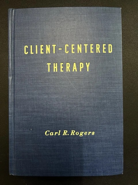 Обкладинка видання Client-Centered Therapy Карла Роджерса