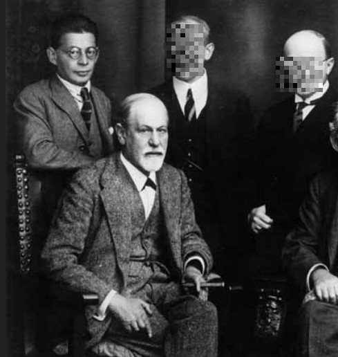 Фрейд та інші психоаналітики, в тому числі Отто Ранк, 1922